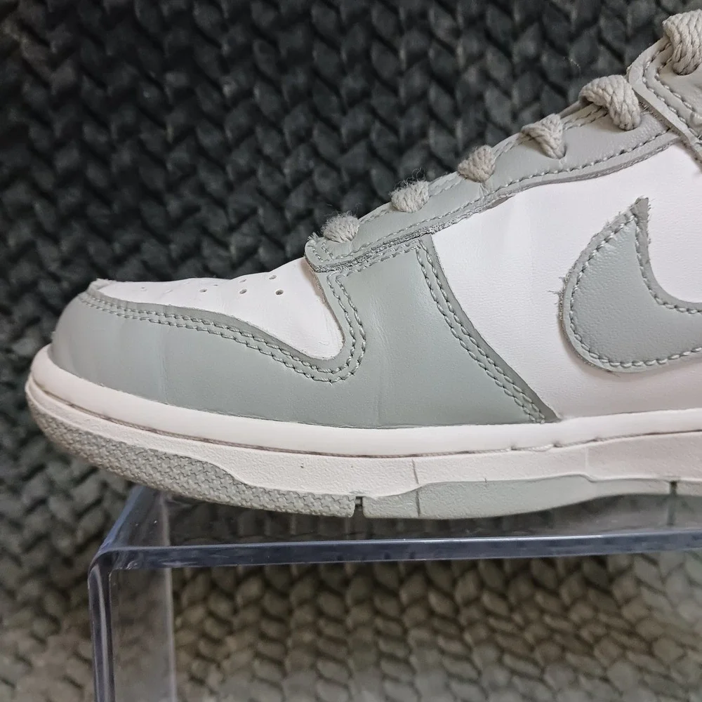 Nike Dunk Low GS White Light Smoke Grey Youth Sneakers Shoes Size 5.5Y